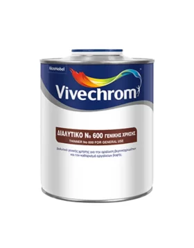 Διαλυτικό γενικής χρήσης Thinner 600 750ml Vivechrom