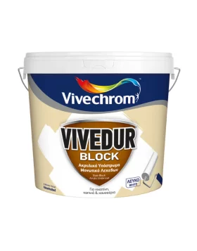 Αστάρι τοίχου μονωτικό λεκέδων κάπνας Vivedur Block Vivechrom