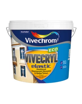 Ελαστομερές μονωτικό & χρώμα για υγρασία Vivecryl elastic eco Vivechrom