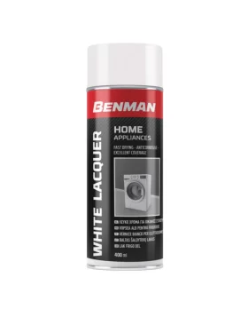 Σπρέι για βάψιμο ηλεκτρικών συσκευών White lacquer 400ml Benman