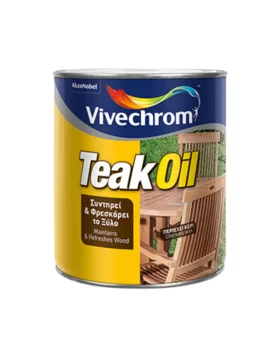 Συντηρητικό για ξύλο με κερί Teak oil Vivechrom