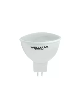 Λάμπα Led MR16 12V 5W με θερμό φως 3.000K Wellmax
