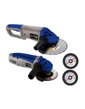 Σετ 2 γωνιακών τροχών 2000 Watt & 850 Watt και 4 δίσκων κοπής Limited edition Einhell