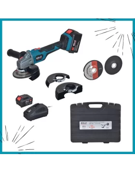 Επαναφορτιζόμενος γωνιακός τροχός 125mm Brushless 18V 5Ah με βαλίτσα Bülle