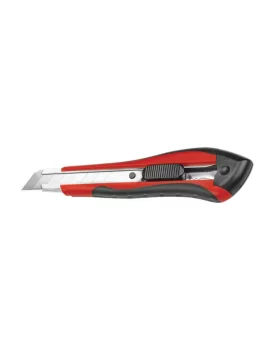 Auto lock soft grip utility knife 18mm with 3 blades 70197 Benman