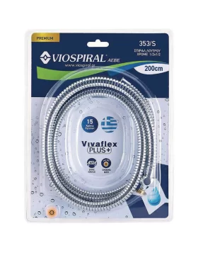 Σπιράλ μπάνιου υψηλής πίεσης 200cm Vivaflex Plus+ 353/S Viospiral