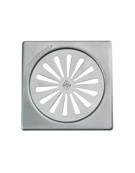 Σχάρα για σιφώνια τετράγωνη Inox 120mm x 120mm Viospiral