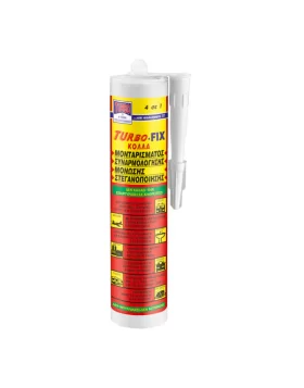 Γκρι συγκολλητικό & σφραγιστικό 290ml 4 σε 1 Turbo Fix 