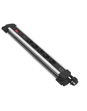 Πολύπριζο Pro 5 θέσεων Σούκο & 2 usb με Προστασία - Διακόπτη - Καλώδιο Bülle 