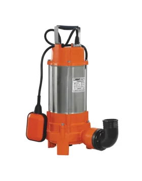 Υποβρύχια αντλία λυμάτων Inox με κοπτήρα 1100W Kraft 