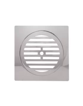 Σχάρα για σιφώνια τετράγωνη Χρωμέ 120mm x 120mm Viospiral