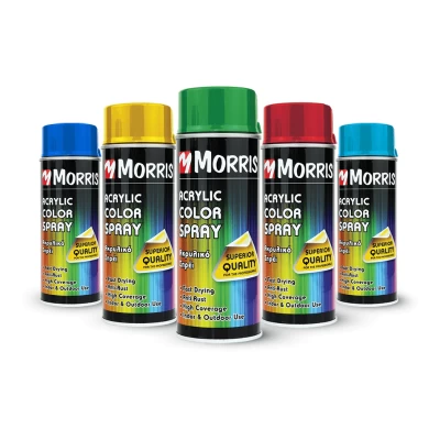 Σπρέι ακρυλικό γυαλιστερό σε χρώματα RAL 400ml Morris