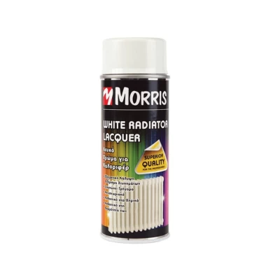 Σπρέι καλοριφέρ λευκή λάκα (RAL 9010) 400ml Radiator Morris