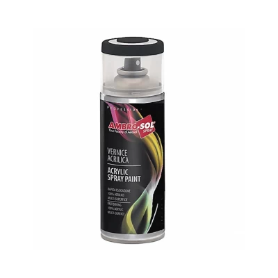 Σπρέι ακρυλικό μαύρο RAL 9005 400ml Ambro-sol
