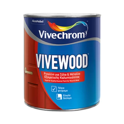 Σατινέ ριπολίνη διαλύτη Vivewood Vivechrom