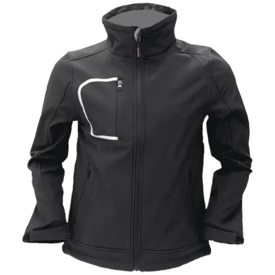 Μπουφάν Soft-shell μαύρο Comfy Molossos
