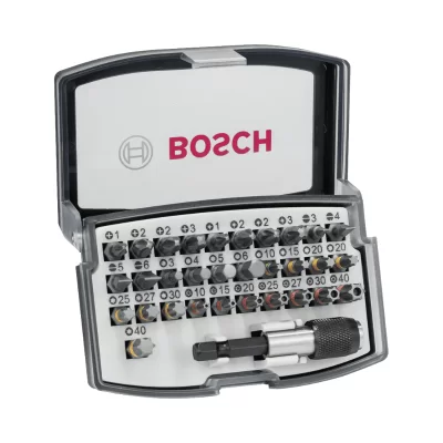 Σετ κατσαβιδόμυτες Extra Hard με αντάπτορα Quick Change 32τμχ Bosch 2607017319