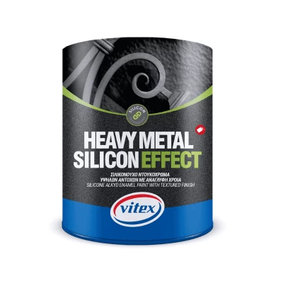Ντουκόχρωμα σιλικονούχο με Ανάγλυφη υφή Heavy Metal Silicon Effect Vitex