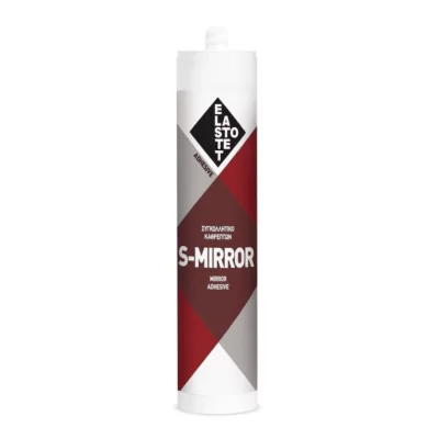 Σιλικόνη - κόλλα καθρέπτη S-Mirror Λευκή 280ml Elastotet