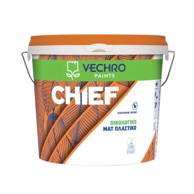 Χρώμα τοίχου πλαστικό οικολογικό ματ Chief Vechro