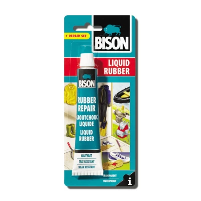 Κόλλα για επισκευή και αδιαβροχοποίηση Liquid rubber 50ml Bison