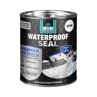 Ελαστική αδιάβροχη επίστρωση Waterproof seal 1kgr Bison