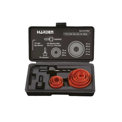 Ποτηροτρύπανα ξύλου 19-64mm σετ 11τμχ Harden 610546