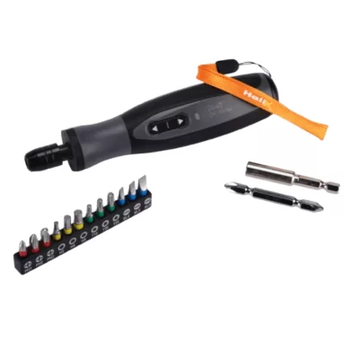 Σετ επαναφορτιζόμενο κατσαβίδι 3.6V Li 2000mAh με 13μύτες & μαγνητικό φορέα Helix power