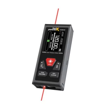 Μετρητής αποστάσεων Laser διπλής δέσμης Dualsaber Red 60/120m Helixpower