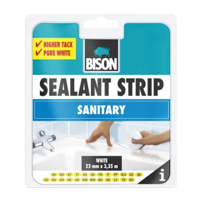 Αυτοκόλλητη μονωτική ταινία αρμών Sanitary Sealant strip Bison