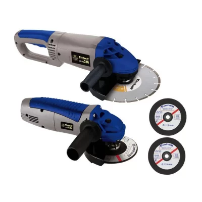 Σετ 2 γωνιακών τροχών 2000 Watt & 850 Watt και 4 δίσκων κοπής Limited edition Einhell