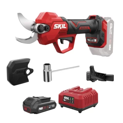 Σετ επαναφορτιζόμενο ψαλίδι κλαδέματος Brushless με μπαταρία & ταχυφορτιστή Redline Skil