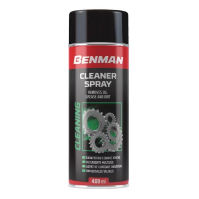Σπρέι καθαριστικό για γράσα και λάδια 400ml Benman