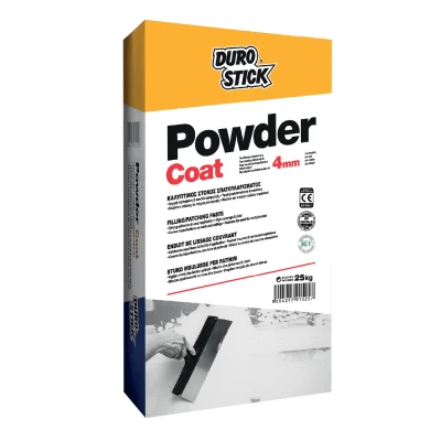 Στόκος σπατουλαρίσματος Λευκός Powder coat Durostick