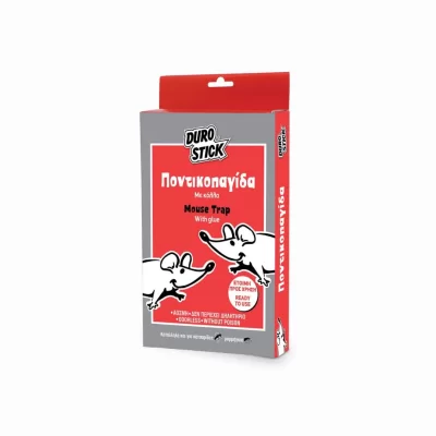 Ποντικοπαγίδα με κόλλα σετ 2τμχ Durostick