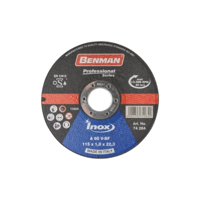 Δίσκος κοπής inox Professional series Benman
