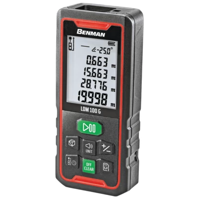 Μετρητής αποστάσεων Laser 100m LDM 100G Benman
