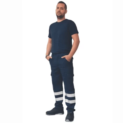 Παντελόνι εργασίας με ανακλαστικές ταινίες
