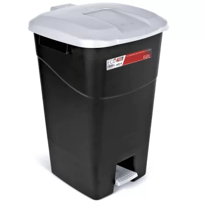 Κάδος απορριμμάτων 60lt με πεντάλ και λαβές Tayg Eco