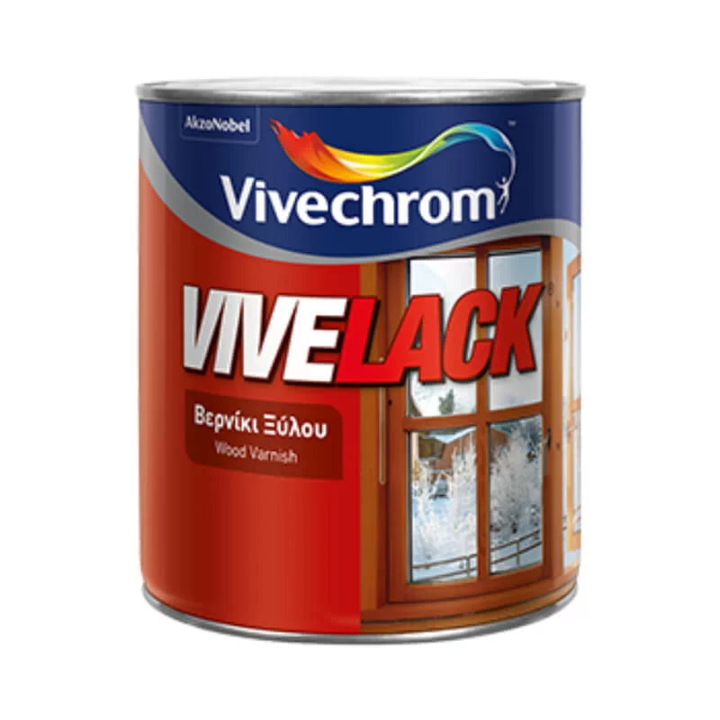 Σατινέ βερνίκι ξύλου διάφανο Vivelack Vivechrom