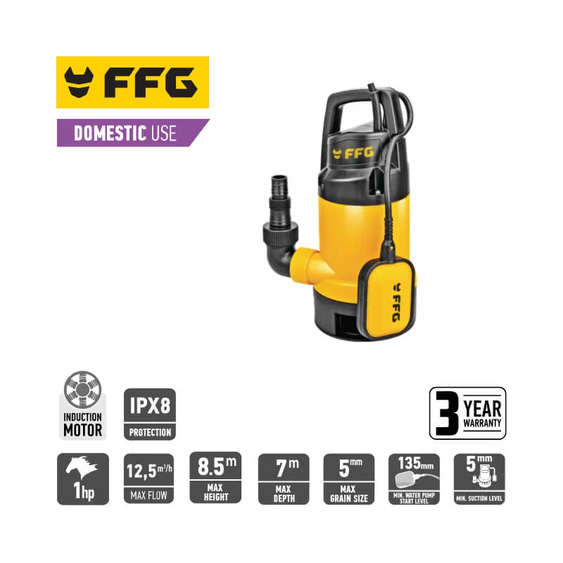 Υποβρύχια αντλία όμβριων υδάτων CWSP 750 FFG  (image 2)