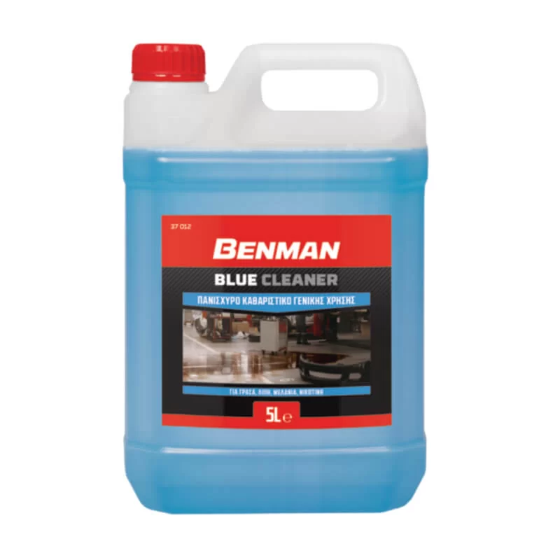Καθαριστικό γενικής χρήσης Blue Cleaner 5lt Benman για λίπη, γράσο, μελάνι, νικοτίνη