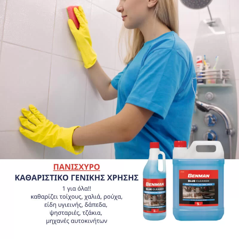 Επαγγελματικά καθαριστικά σπιτιού Blue Cleaner Benman