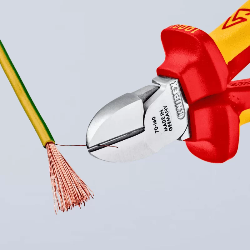 Πλαγιοκόφτης ηλεκτρολόγου με μόνωση 1000Volt 160mm Knipex 7006160  (image 7)