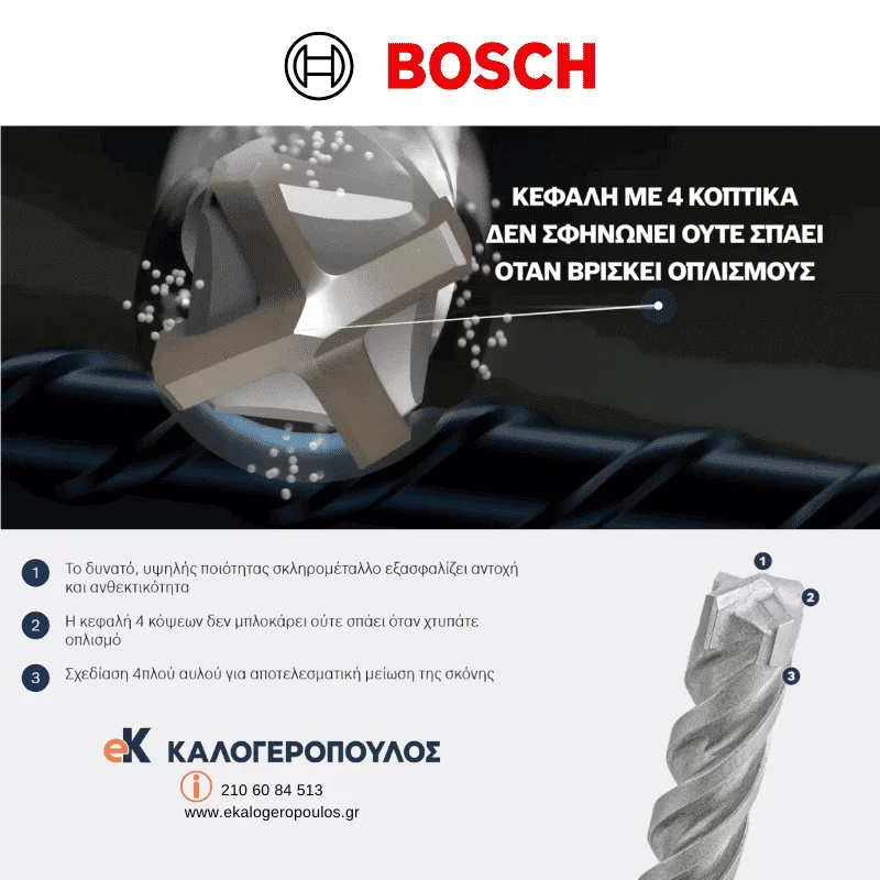Κρουστικά τρυπάνια Pro SDS Plus-5X Bosch για οπλισμένο σκυρόδεμα, για περιστροφικά πιστολέτα (image 10)