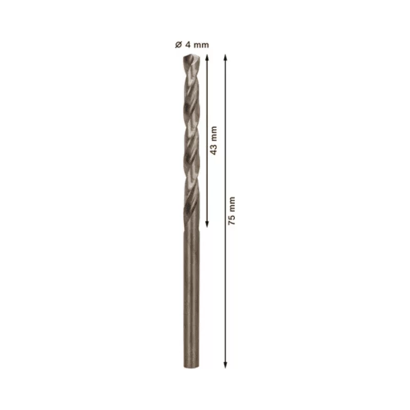 Ελικοειδές τρυπάνι κοβαλτίου Pro Stainless Steel HSS-Co Bosch - 4.0x75mm - 43mm (image 11)