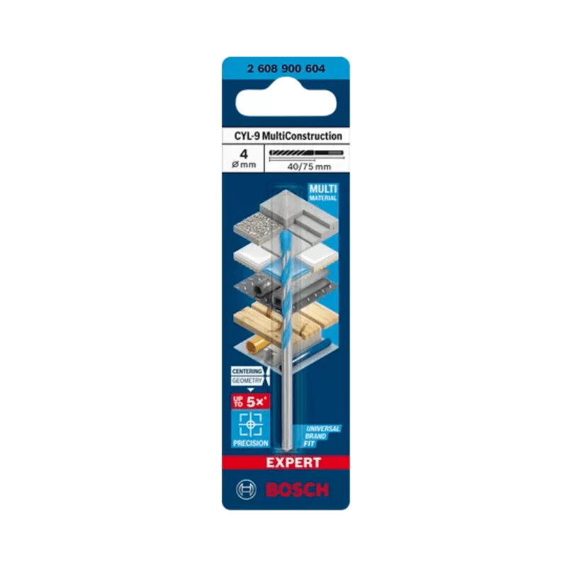 Τρυπάνι Expert CYL-9 Multi construction 4x75mm Bosch 2608900604 (image 2)