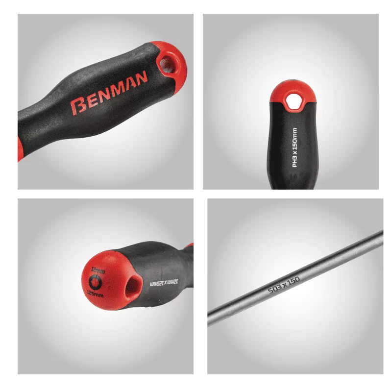 Κατσαβίδι Καρυδάκι με τρύπα S2 Ergo Grip Benman (image 4)