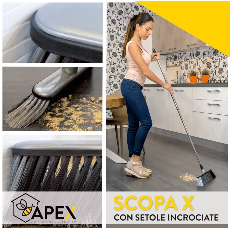 Σκούπα πολυτελείας με πτυσσόμενο κοντάρι X-Broom (image 3)