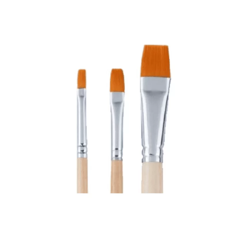 Πινέλα ζωγραφικής πλακέ Orange (image 1)